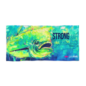 "Be Strong" Mahi Beach Towel